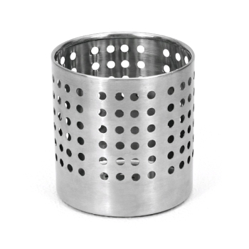 Košíček na příbory válec nerez perfor. průměr 13cm